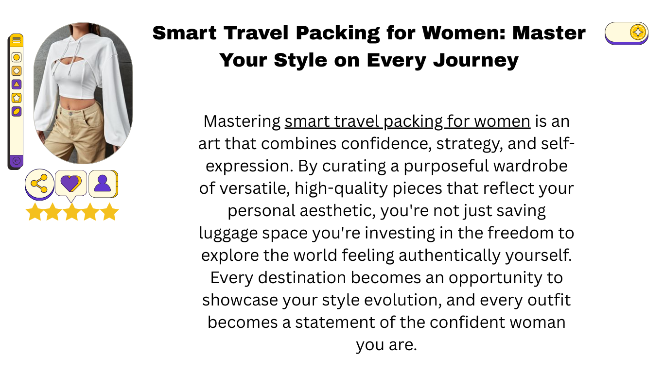 Smart Travel Packing for Women: Master Your Style on Every Journey