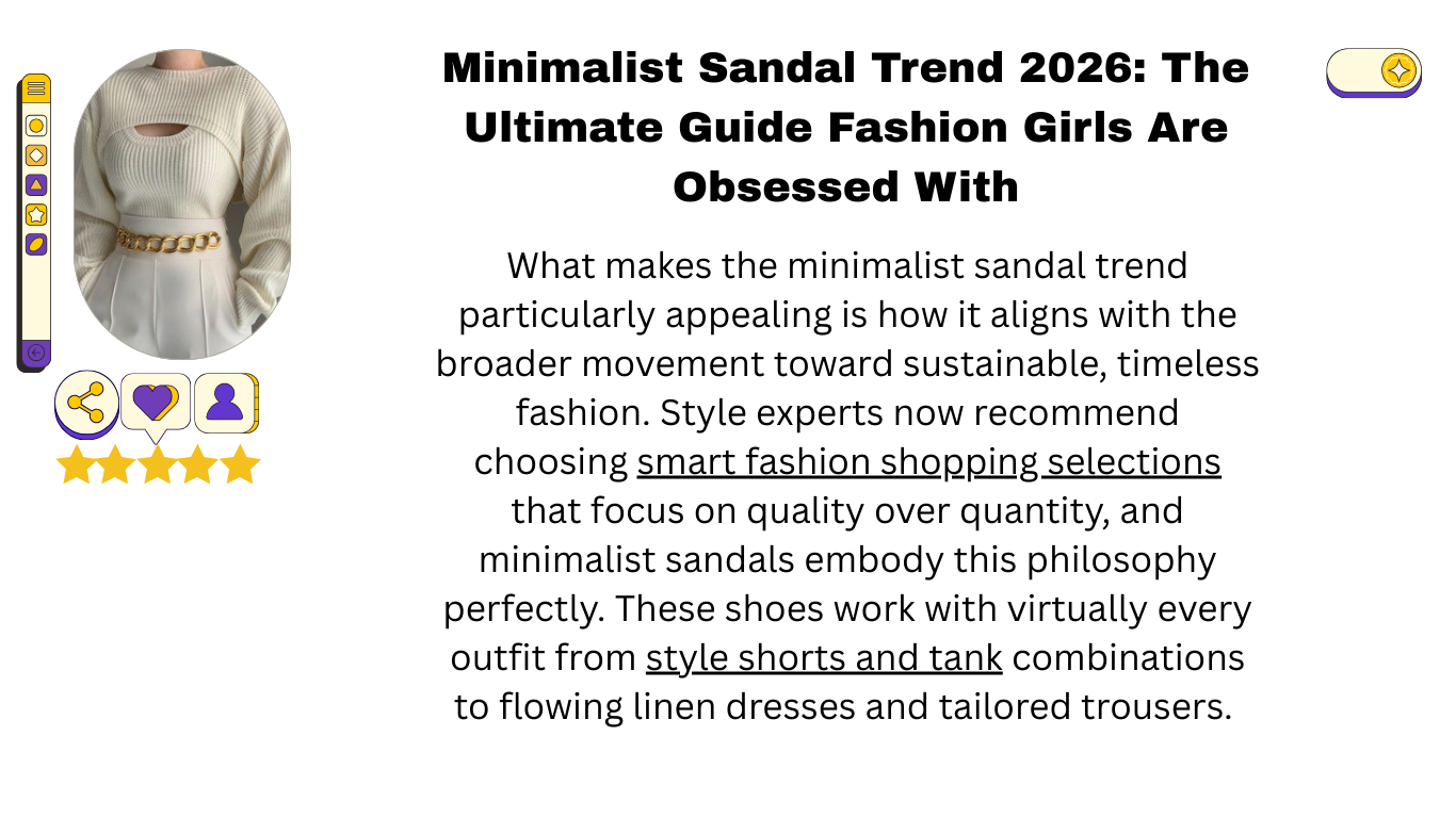 Minimalist Sandal Trend 2026: The Ultimate Guide Fashion Girls Are Obsessed With