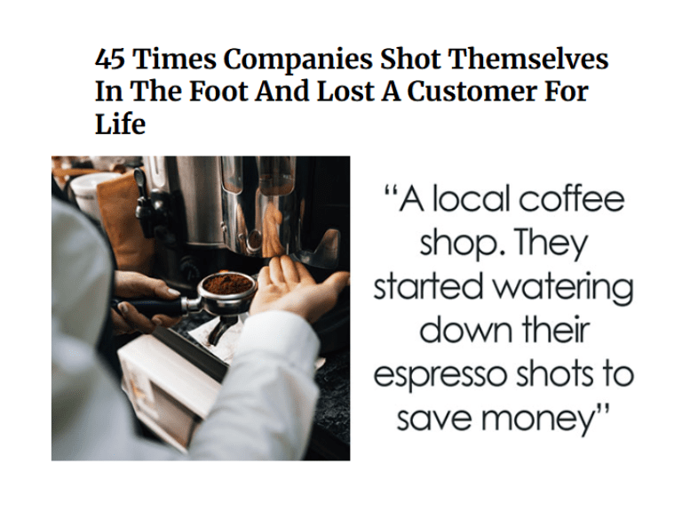 45 Times Companies Shot Themselves In The Foot And Lost A Customer For Life