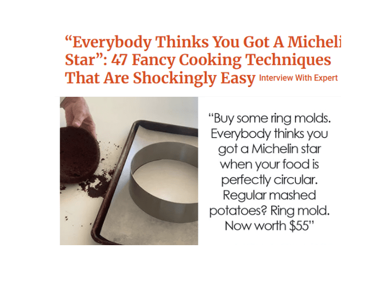 Everybody Thinks You Got A Michelin Star”: 47 Fancy Cooking Techniques That Are Shockingly Easy