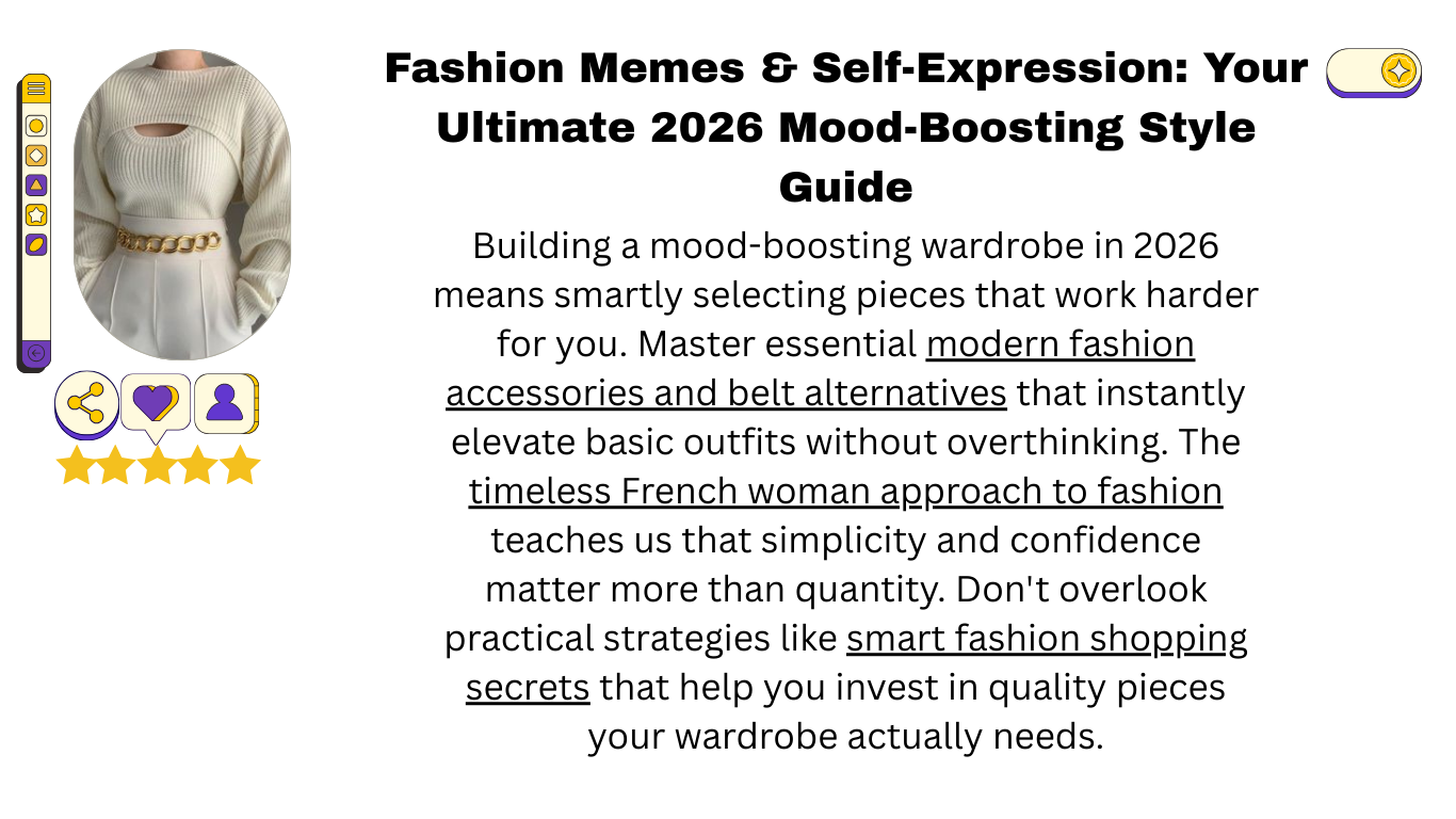 Fashion Memes & Self-Expression: Your Ultimate 2026 Mood-Boosting Style Guide