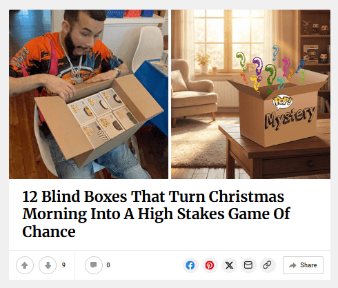 Blind Boxes That Turn Christmas Morning Into A High Stakes Game Of Chance