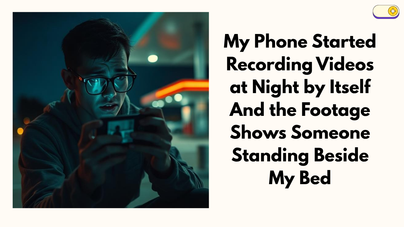 My Phone Started Recording Videos at Night by Itself And the Footage Shows Someone Standing Beside My Bed